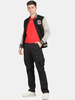 T-Base Men Mid-Rise Cargos Trousers