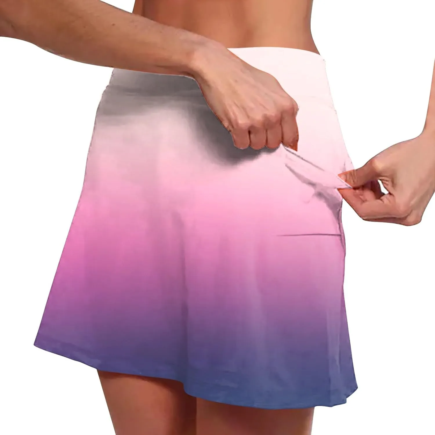 Tennis Skorts for Women Casual Athlete Versatile Skirts and Sports Soft Lightweight Golf Workout Outfit with Pockets
