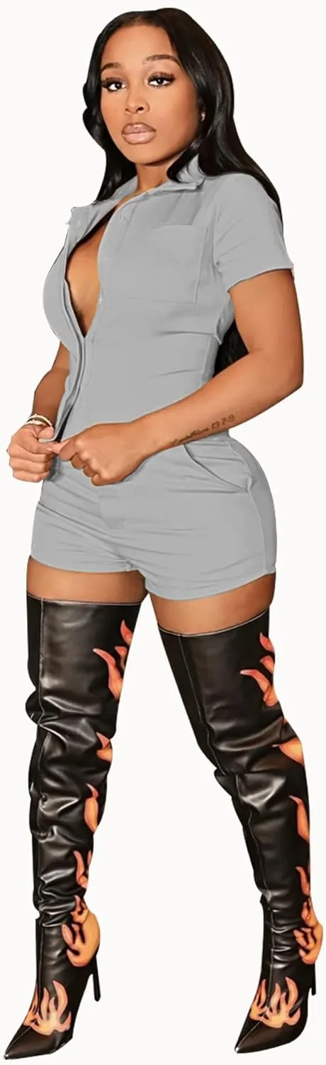 TOPSRANI Womens Two Piece Outfits Bodycon Tracksuit Sweatsuits Blazer Casual Cute Sexy Club Lounge Shorts Pant Suits Set