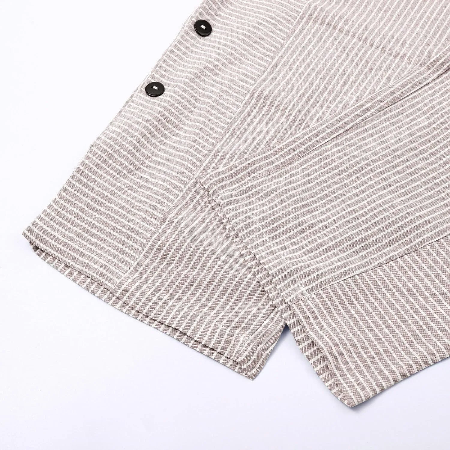 Trousers Pants for Women Vacation s Waist Side Back Four Pockets Buttoned 9/10 Pants Linen Blend Pants