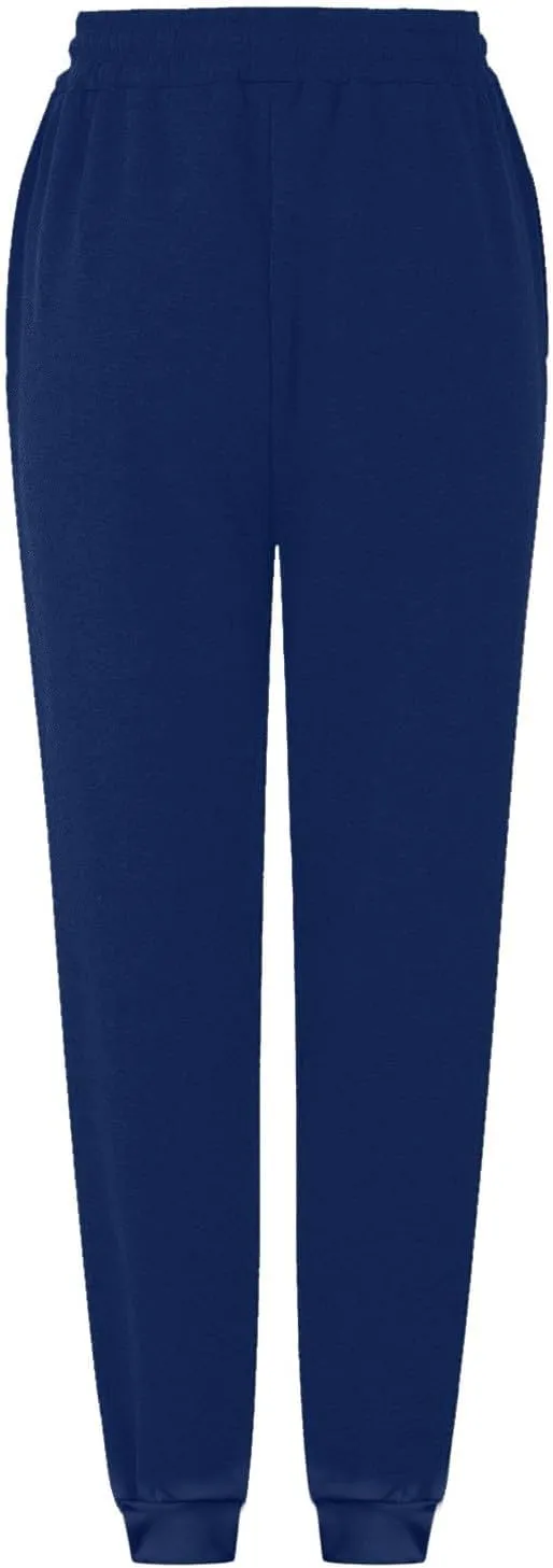 Women's Cotton Linen Summer Floral Palazzo Pants Elastic Waisted Bootcut Slim Fit Trousers Travel