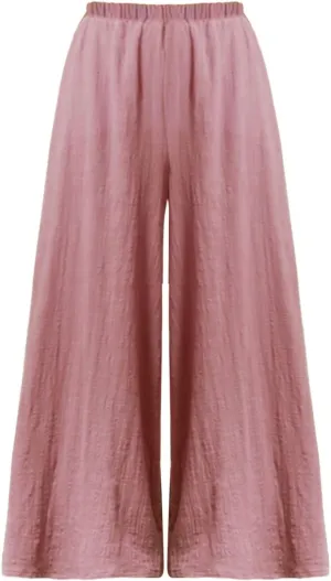 Womens Linen Blend Summer Comfy Pants Low Waist Bootcut Plus Size Palazzo Lounge Pants Work Business