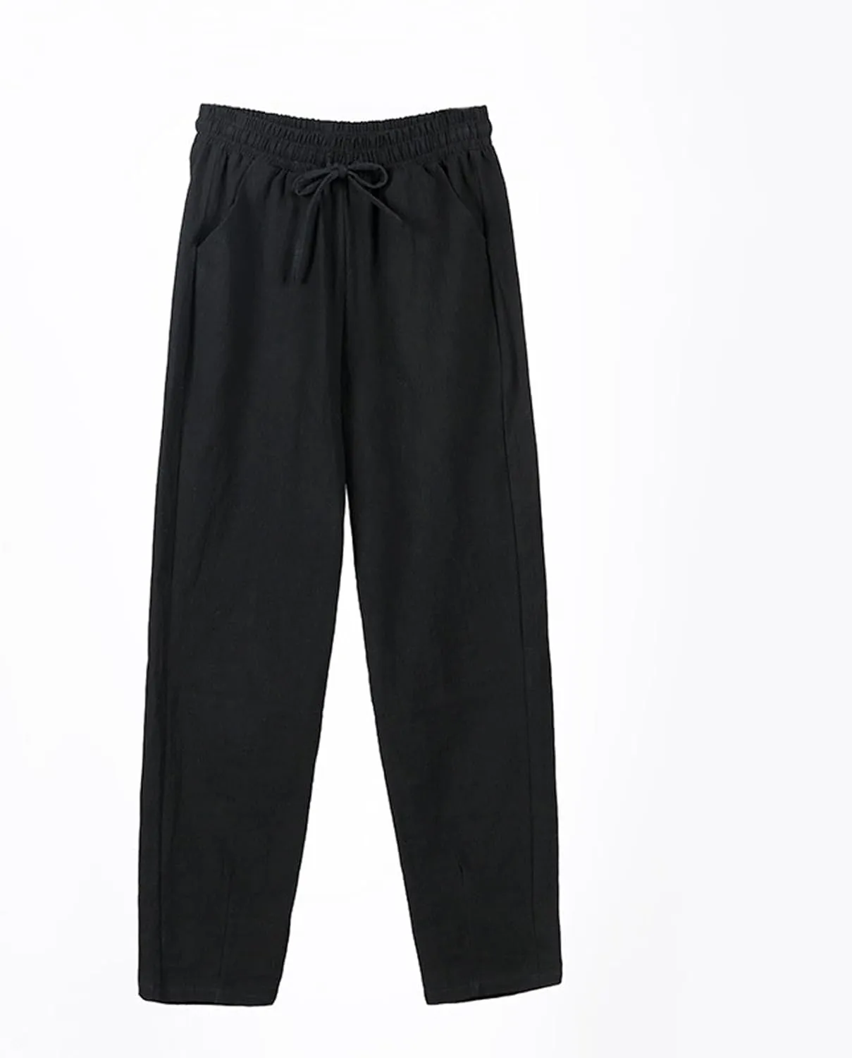 Yoga Pants for Women Business Casual, Womens Pants Casual Trousers Plus Size Linen Straight Leg Summer Low Rise